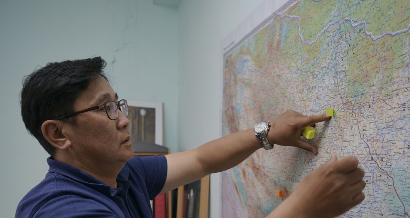 Baatarnyam Navaansharav, known as Baagi, who has led expeditions in Mongolia since 1999